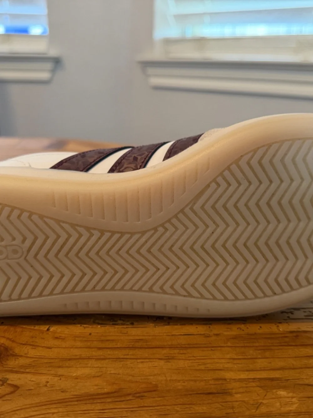 Adidas Maroon & White Barreda Decode Confetti Shoes Men 8/Women's 9.5